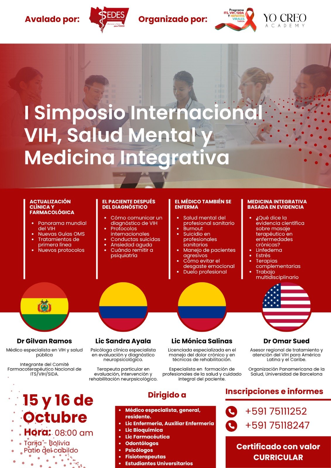 I Simposio Internacional: VIH, Salud Mental y Medicina Integrativa